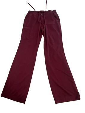 Healing Hands Wine Scrub Pants Large